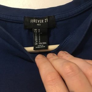 Forever 21 men stripe shirt